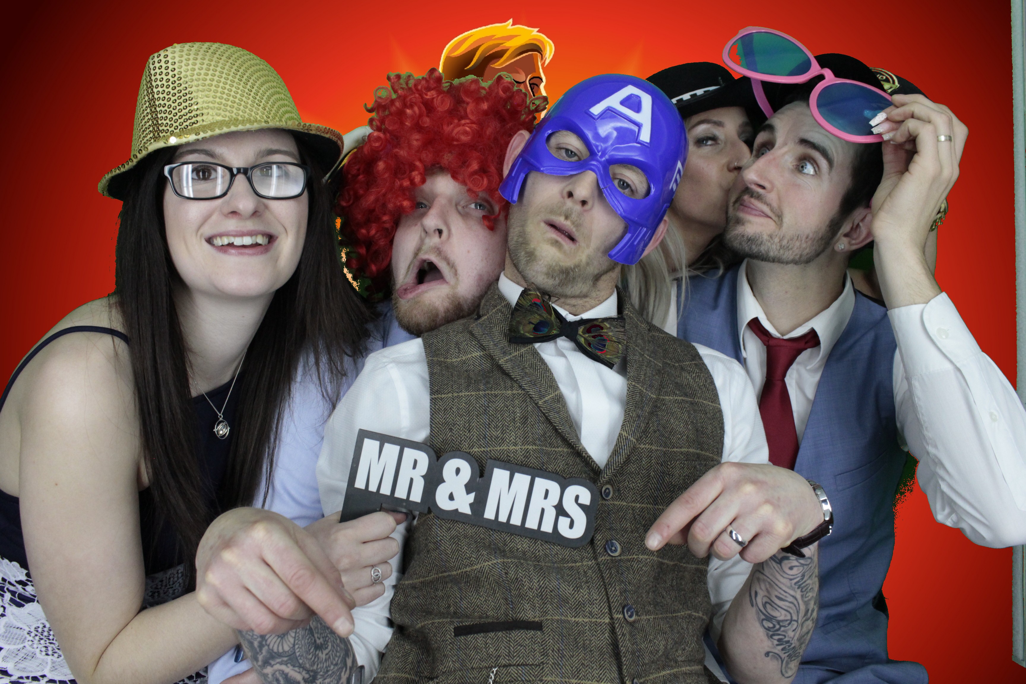 Nikki Carr's Wedding | View more photos from the event at gallery.myphotoboothexperience.co.uk/u/MyPhotoBoothExperienceLtd/Nikki-Carrs-Wedding